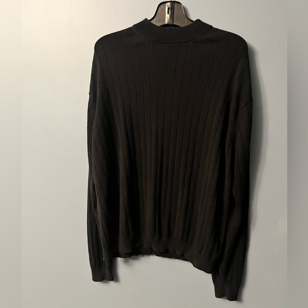 Modango Mens Black Sweater with Texture !!